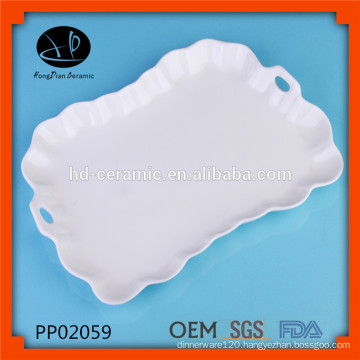 ceramic dinner plate , ceramic decorative plate,decorative ceramic serving tray
